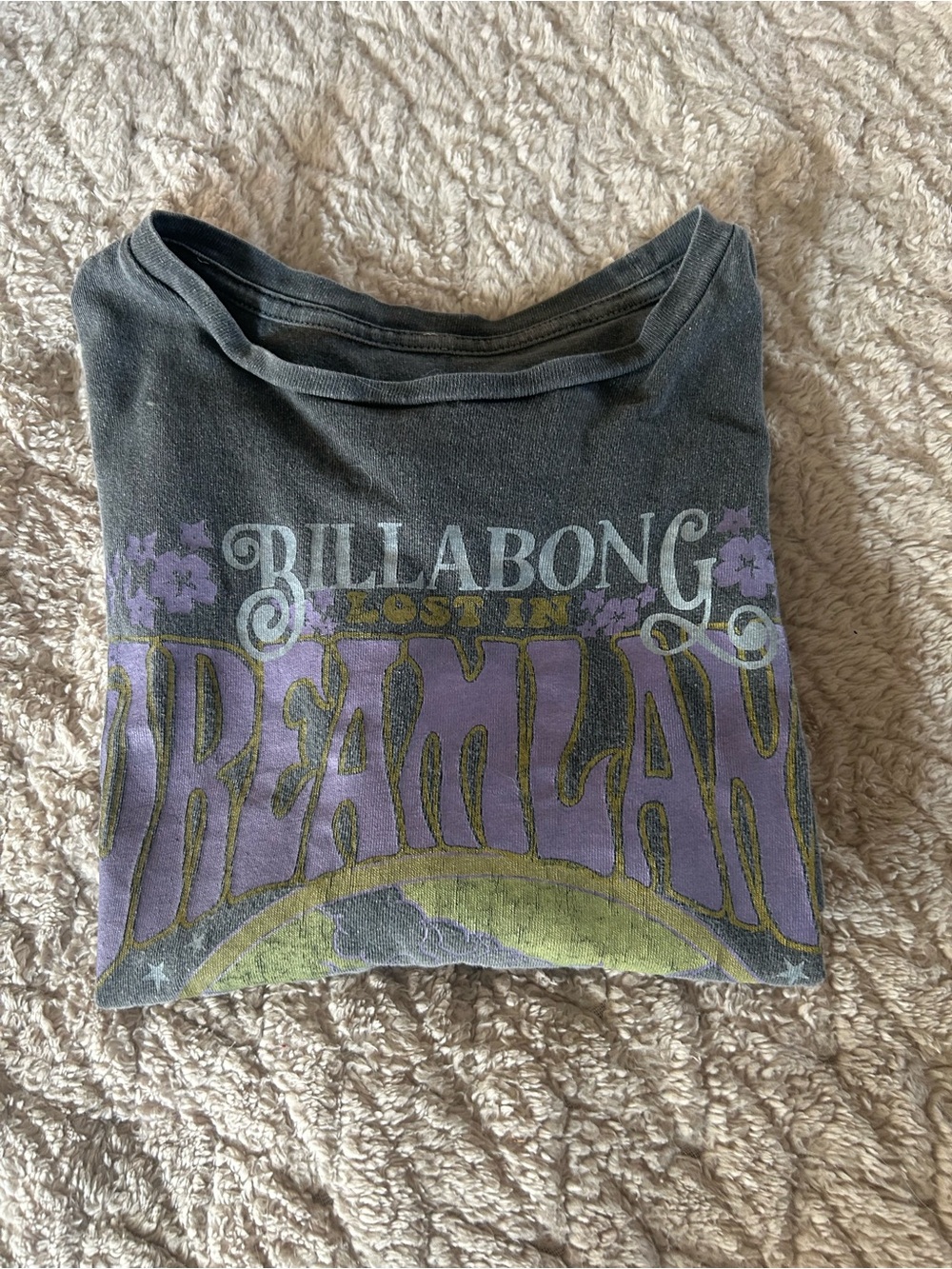 Billabong Dreamland OS Graphic Tee in Charcoal - Picture 5 of 5